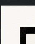 Little Secret Framed print A2 (42 x 59.4 cm) Black frame corner detail