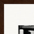 Old Star Framed print A2 (42 x 59.4 cm) Dark wood frame corner detail