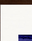 The Unwritten Path Framed print A2 (42 x 59.4 cm) Dark wood frame corner detail