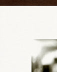 Cuba Girl Framed print A2 (42 x 59.4 cm) Dark wood frame corner detail