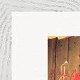 Blast Off Framed print A2 (42 x 59.4 cm) White frame corner detail