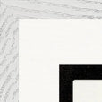 Little Secret Framed print A2 (42 x 59.4 cm) White frame corner detail