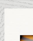 Cosmic Reflections Framed print A2 (42 x 59.4 cm) White frame corner detail
