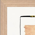Kiss My Ass Framed print A2 (42 x 59.4 cm) Wood frame corner detail
