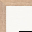 Bubbles and Sky Sticks Framed print A2 (42 x 59.4 cm) Wood frame corner detail