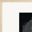 Never too Late Framed print A2 (42 x 59.4 cm) Wood frame corner detail