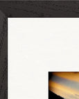 Cosmic Reflections Framed print 45x60 cm / 18x24″ Black frame corner detail