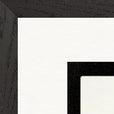 Little Secret Framed print 45x60 cm / 18x24″ Black frame corner detail