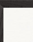 Nocturne Velvet Framed print 45x60 cm / 18x24″ Black frame corner detail