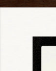 Little Secret Framed print 45x60 cm / 18x24″ Dark wood frame corner detail