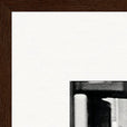 Old Star Framed print 45x60 cm / 18x24″ Dark wood frame corner detail