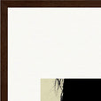 Shadow of Self Framed print 45x60 cm / 18x24″ Dark wood frame corner detail
