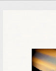 Cosmic Reflections Framed print 45x60 cm / 18x24″ White frame corner detail