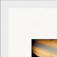 Cosmic Reflections Framed print 45x60 cm / 18x24″ White frame corner detail