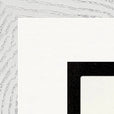 Little Secret Framed print 45x60 cm / 18x24″ White frame corner detail