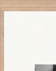Synch'd Hands Framed print 45x60 cm / 18x24″ Wood frame corner detail