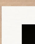 A Dreamer’s Strength Framed print 45x60 cm / 18x24″ Wood frame corner detail