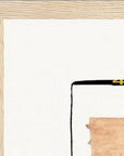 Kiss My Ass Framed print 45x60 cm / 18x24″ Wood frame corner detail