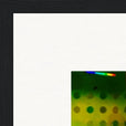 In the Eye Framed print 50x50 cm / 20x20″ Black frame corner detail