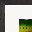 In the Eye Framed print 50x50 cm / 20x20″ Black frame corner detail