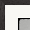 Circle of Life Framed print 50x50 cm / 20x20″ Black frame corner detail