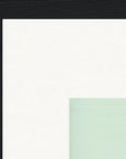 Lacey Leg Framed print 50x50 cm / 20x20″ Black frame corner detail