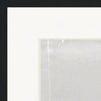 The Space We Share Framed print 50x50 cm / 20x20″ Black frame corner detail