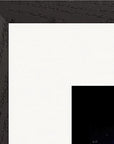 Have a Looksie Framed print 50x50 cm / 20x20″ Black frame corner detail
