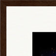 Have a Looksie Framed print 50x50 cm / 20x20″ Dark wood frame corner detail