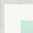Misty Mind Framed print 50x50 cm / 20x20″ White frame corner detail