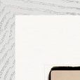 Hat On Framed print 50x50 cm / 20x20″ White frame corner detail