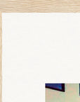 Wash It Framed print 50x50 cm / 20x20″ Wood frame corner detail