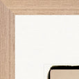Hat On Framed print 50x50 cm / 20x20″ Wood frame corner detail