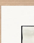 Ready to Fly Framed print 50x50 cm / 20x20″ Wood frame corner detail