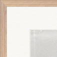 The Space We Share Framed print 50x50 cm / 20x20″ Wood frame corner detail