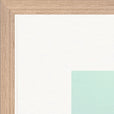 Misty Mind Framed print 50x50 cm / 20x20″ Wood frame corner detail