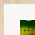 In the Eye Framed print 50x50 cm / 20x20″ Wood frame corner detail