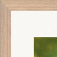 Emerald Storms Framed print 50x50 cm / 20x20″ Wood frame corner detail