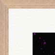 Dancing in Colours Framed print 50x50 cm / 20x20″ Wood frame corner detail