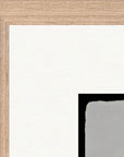 Circle of Life Framed print 50x50 cm / 20x20″ Wood frame corner detail