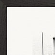 The Urban Matrix Framed print 50x70 cm / 20x28″ Black frame corner detail