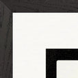 Little Secret Framed print 50x70 cm / 20x28″ Black frame corner detail