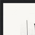 The Urban Matrix Framed print 50x70 cm / 20x28″ Black frame corner detail