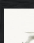 Cuba Girl Framed print 50x70 cm / 20x28″ Black frame corner detail