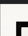 Little Secret Framed print 50x70 cm / 20x28″ Black frame corner detail