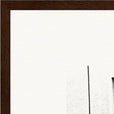 The Urban Matrix Framed print 50x70 cm / 20x28″ Dark wood frame corner detail