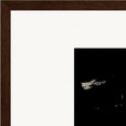 Vibe of Life Framed print 50x70 cm / 20x28″ Dark wood frame corner detail