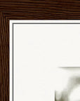 Cuba Girl Framed print 50x70 cm / 20x28″ Dark wood frame corner detail