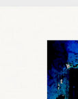 Web of Colours Framed print 50x70 cm / 20x28″ White frame corner detail
