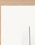 The Urban Matrix Framed print 50x70 cm / 20x28″ Wood frame corner detail